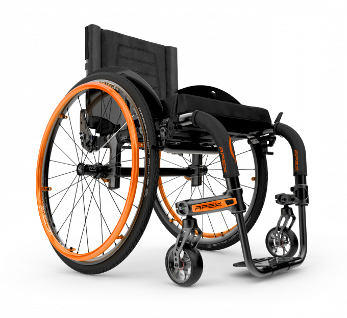 The Apex A Aluminium Rigid Manual Wheelchair from Motion Composites 