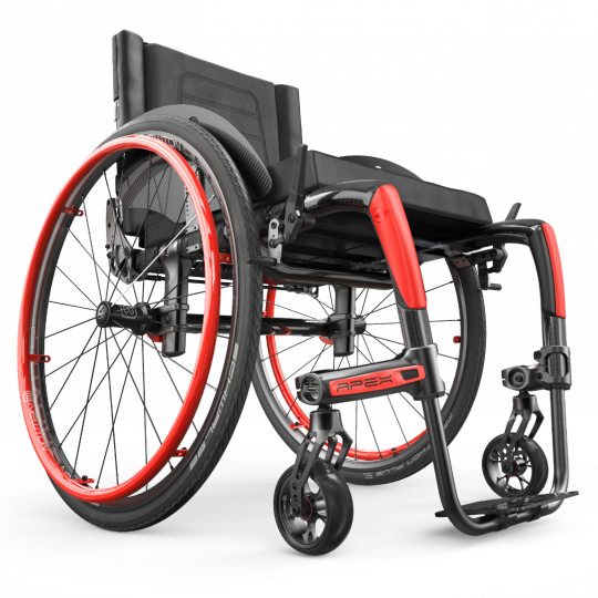 The Apex C Carbon Fibre Rigid frame manual wheelchair from Motion Composites