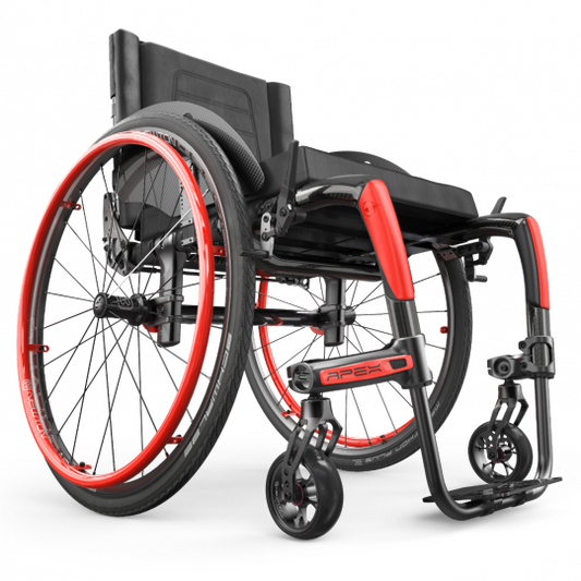 The Apex C Carbon Fibre Rigid frame manual wheelchair from Motion Composites