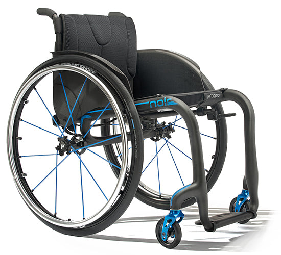 The Progeo Noir 2.0 Carbon Fibre Manual Wheelchair from Permobil