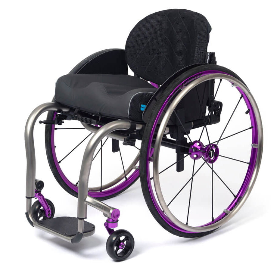 TiLite ZRA Titanium frame active manual wheelchair